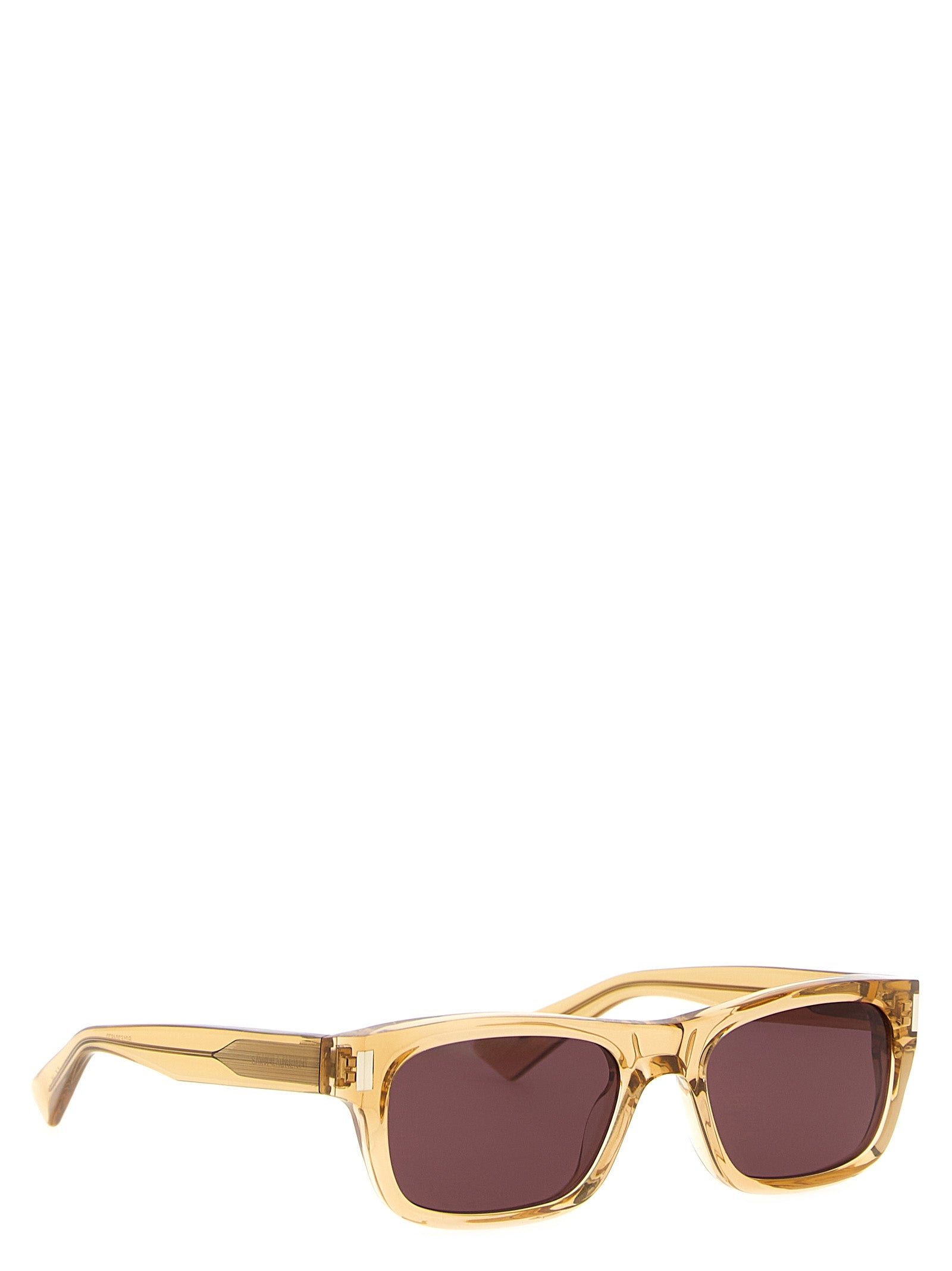 Saint Laurent Beige solbriller i acetat