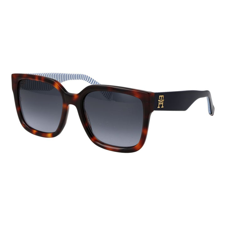 Tommy Hilfiger brune solbriller i acetat