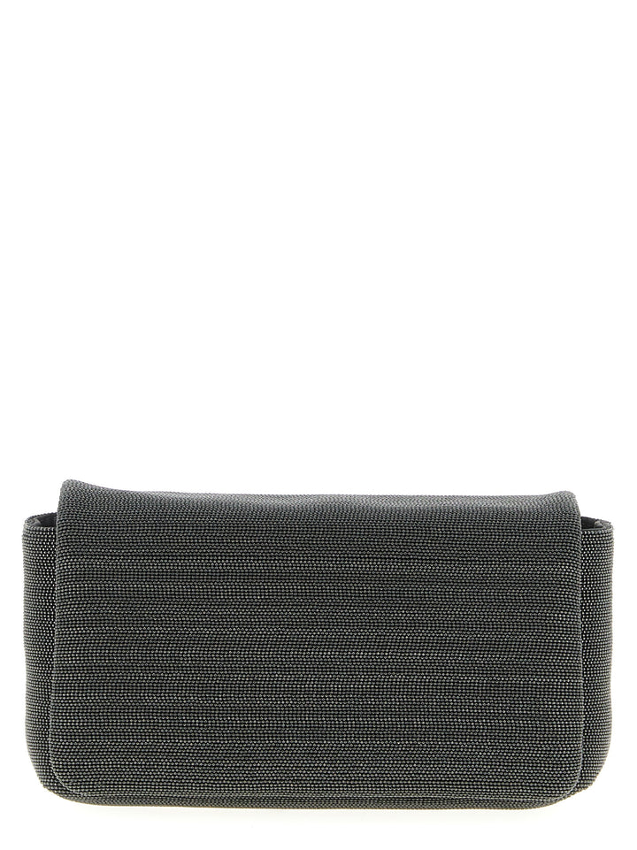 Brunello Cucinelli Svart Skinnclutch