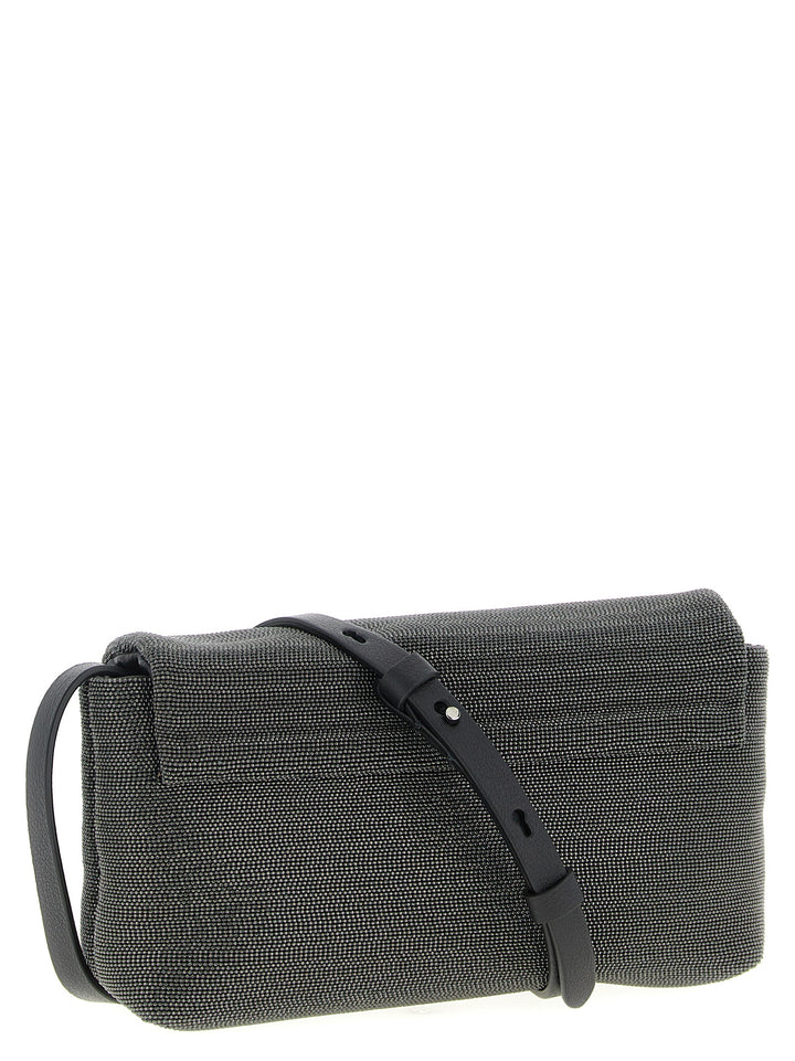 Brunello Cucinelli Svart Skinnclutch
