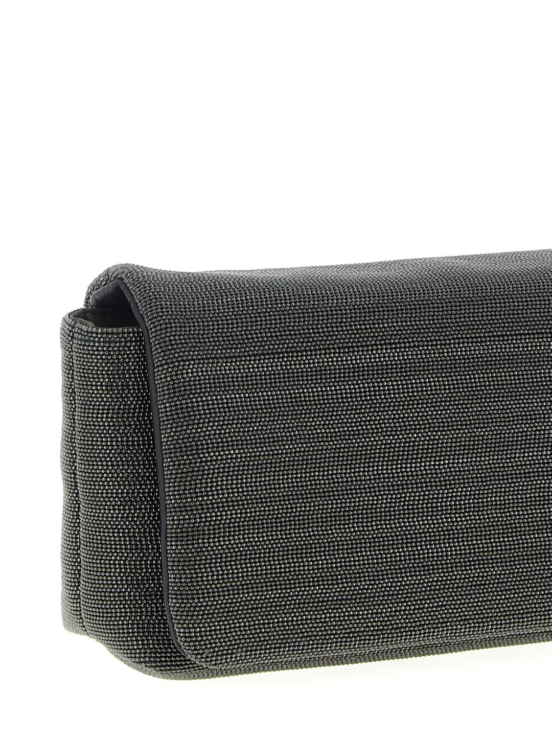 Brunello Cucinelli Svart Skinnclutch