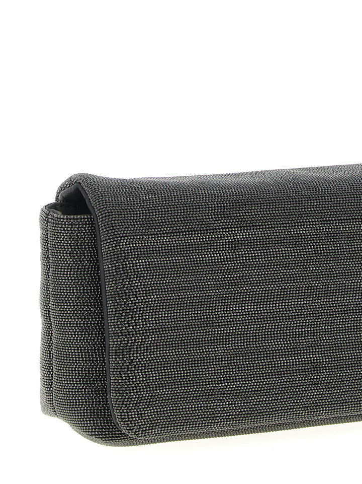 Brunello Cucinelli Svart Skinnclutch