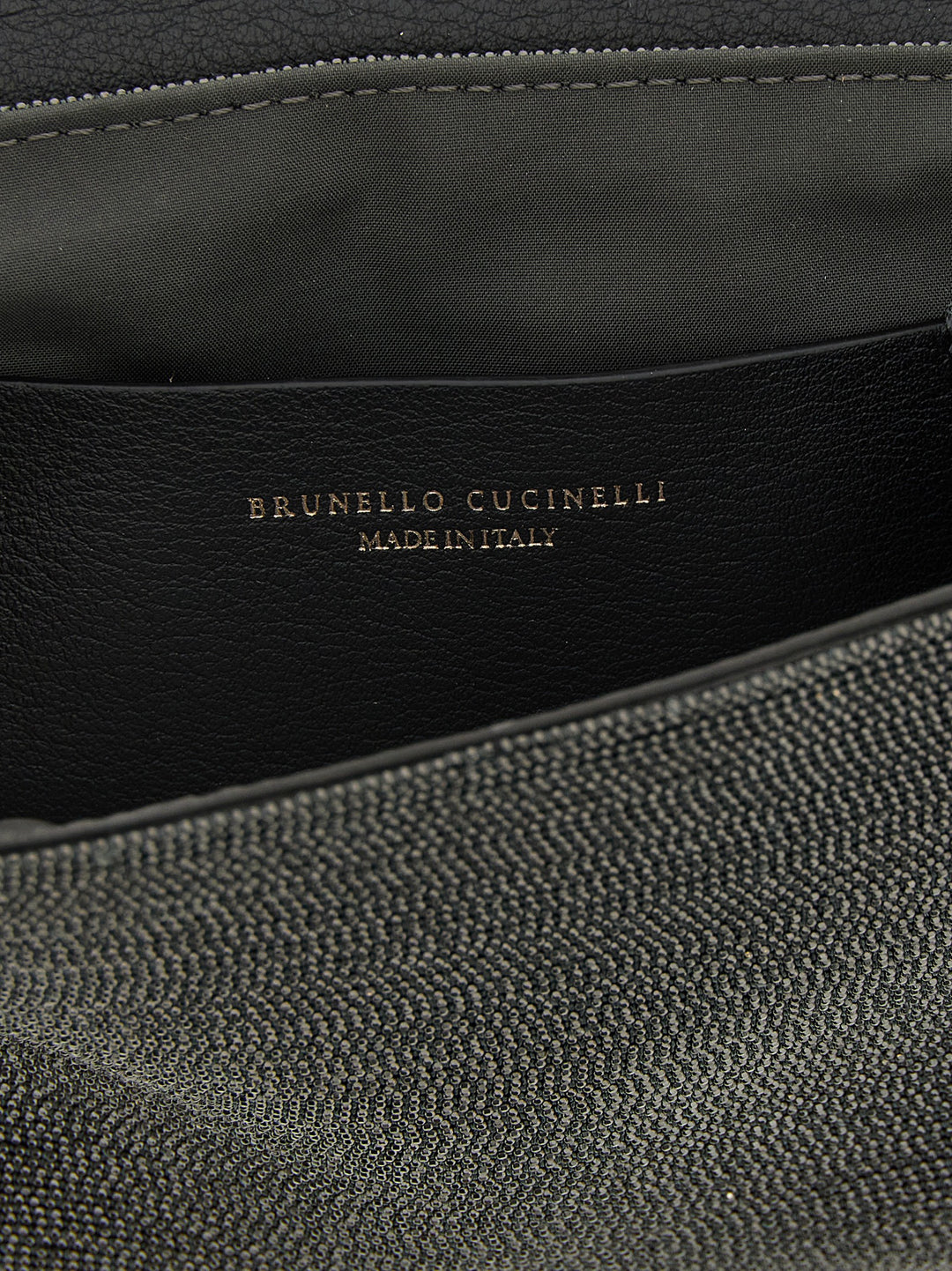 Brunello Cucinelli Svart Skinnclutch
