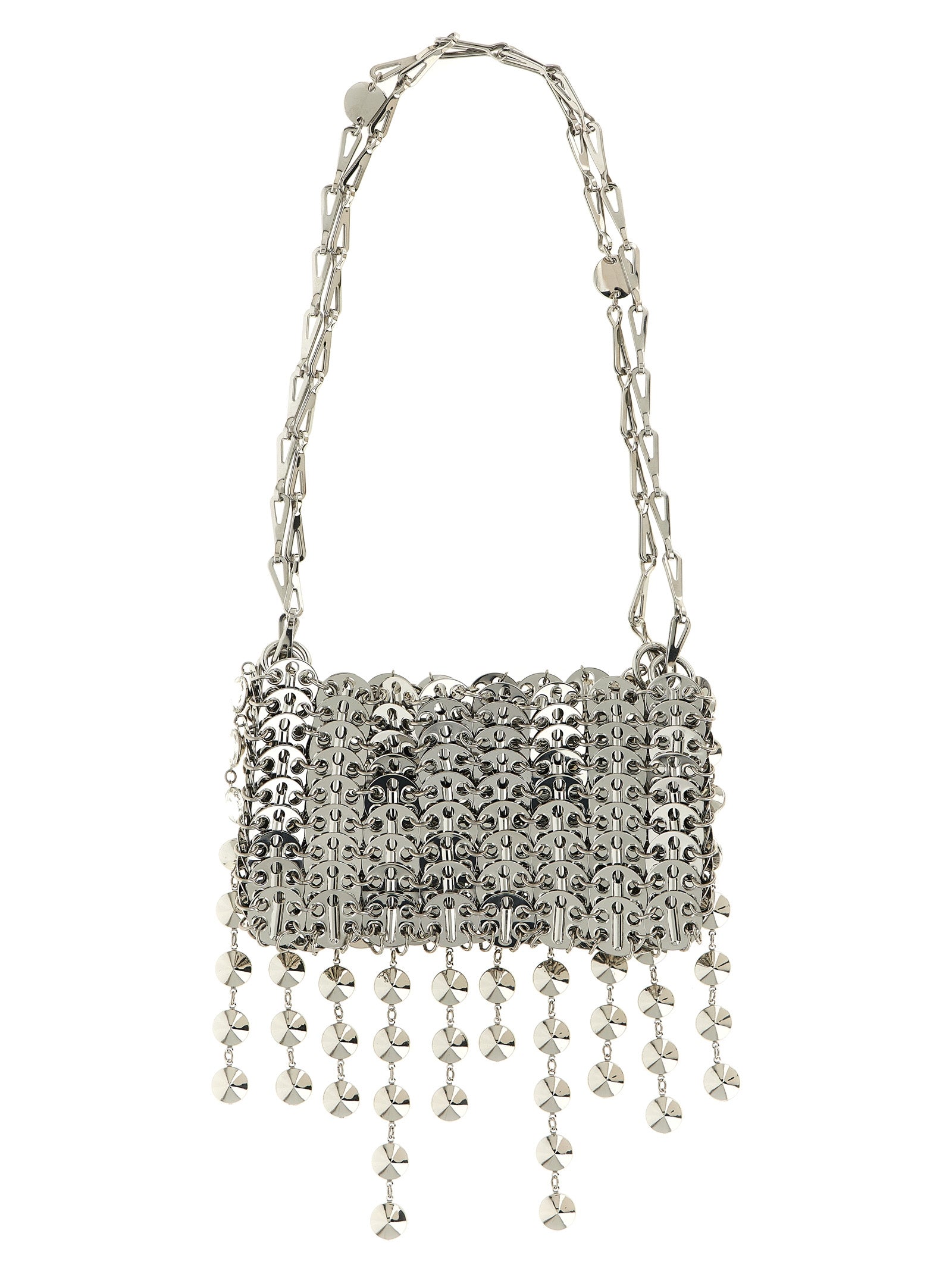 Silver Brass Shoulder Bag