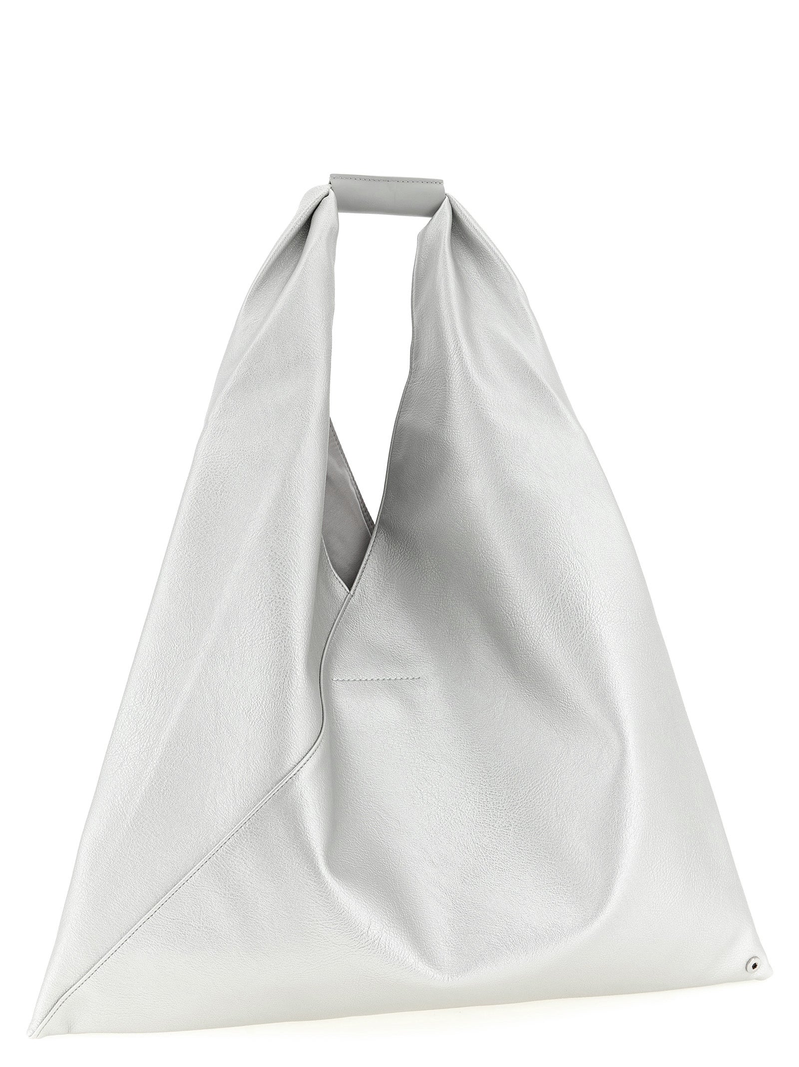 Silver Polyethylene Handbag
