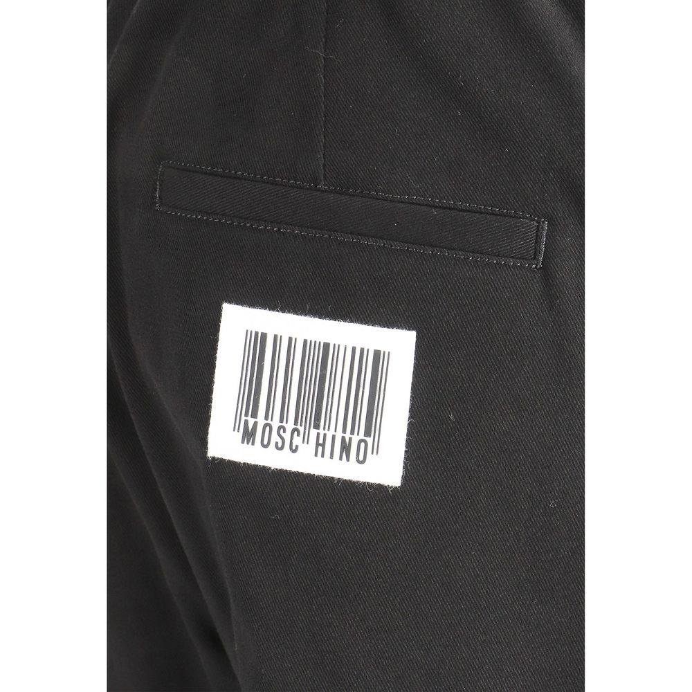 Moschino Svarte Joggebukser i Bomull (Treningsbukser)