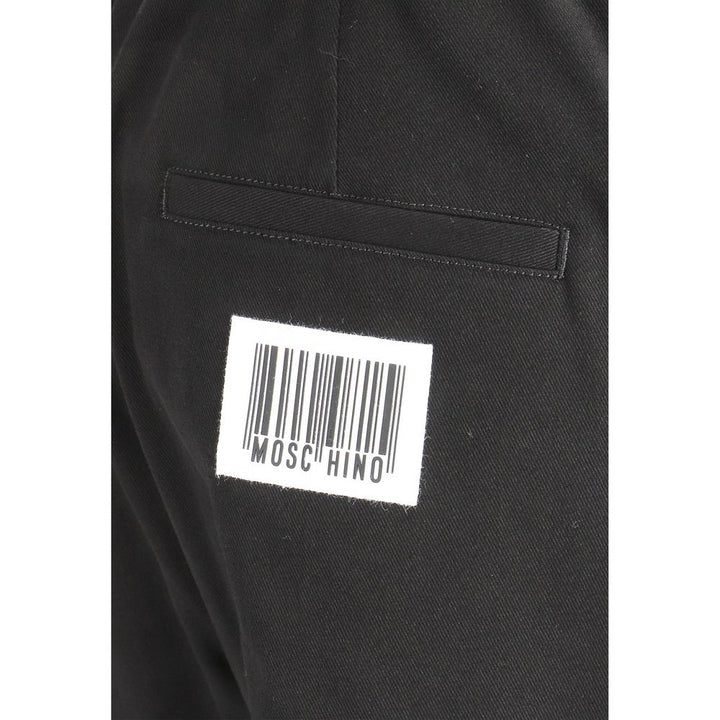 Moschino Svarte Joggebukser i Bomull (Treningsbukser)