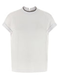 Brunello Cucinelli White Cotton T-Shirt