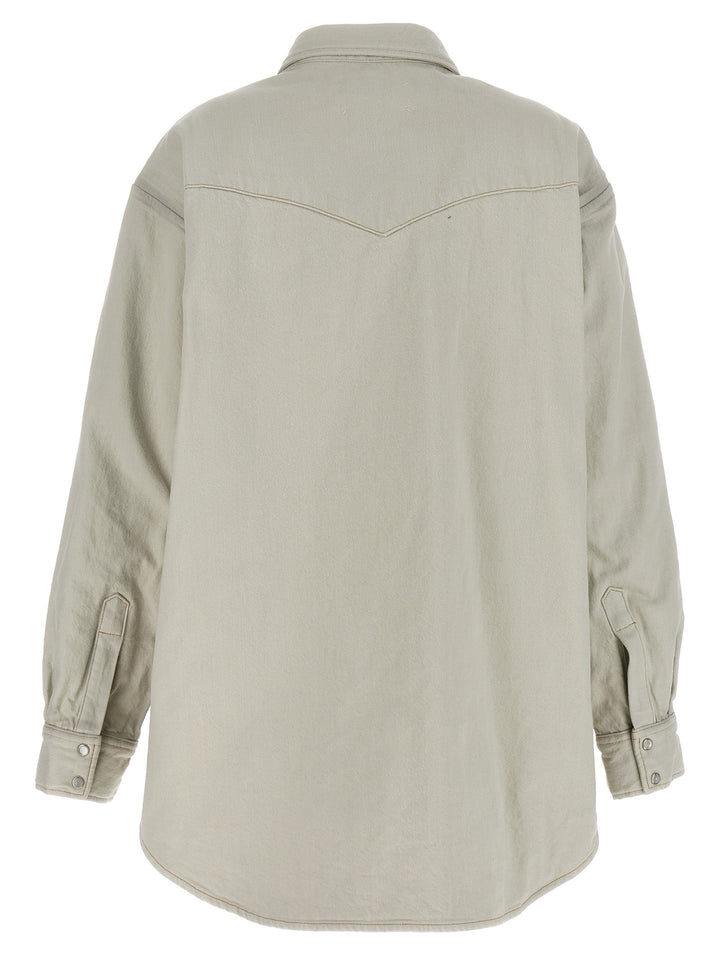 White Cotton Denim Jacket