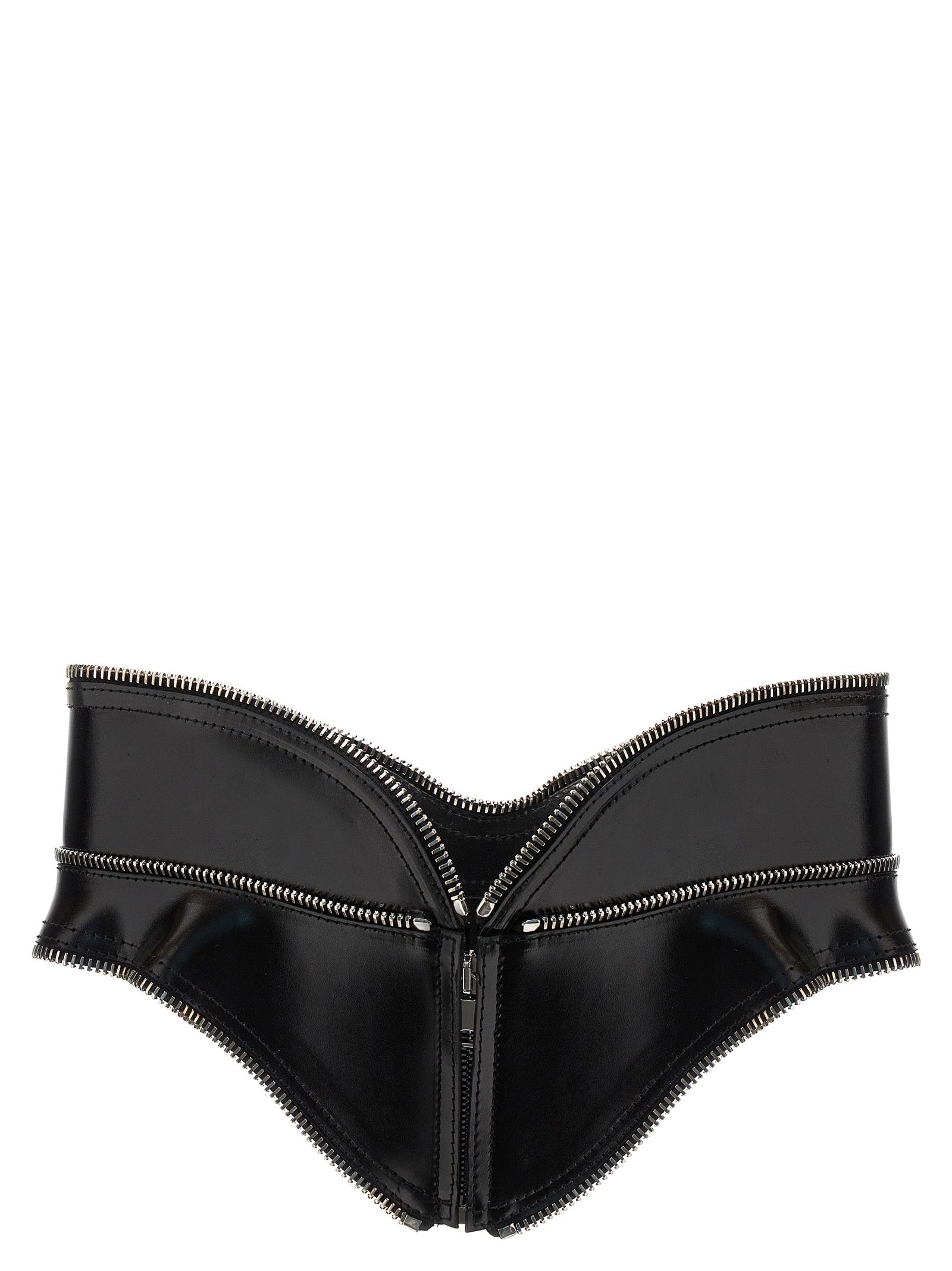 Black Leather Regular Belt