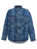 Palm Angels Blue Cotton Denim Jacket