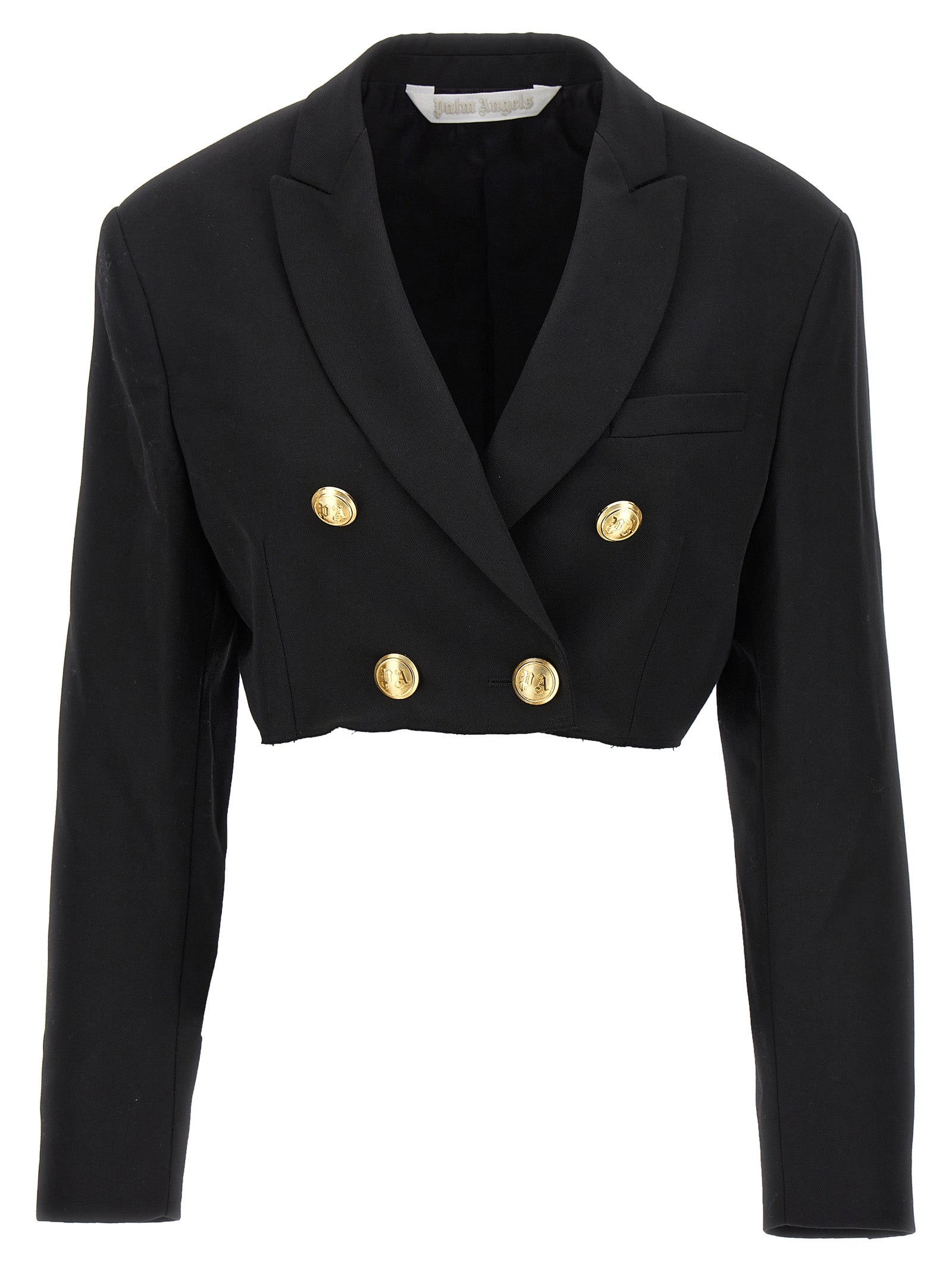 Black Polyester Blazer