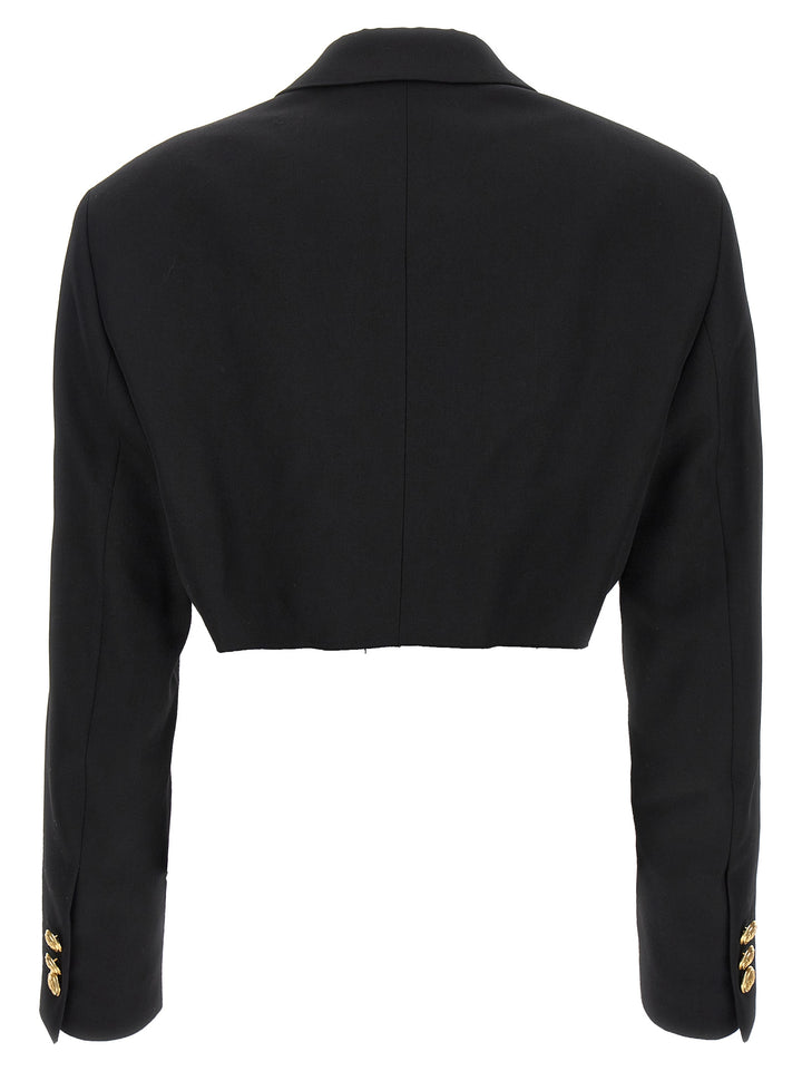 Palm Angels Sort Polyesterblazer
