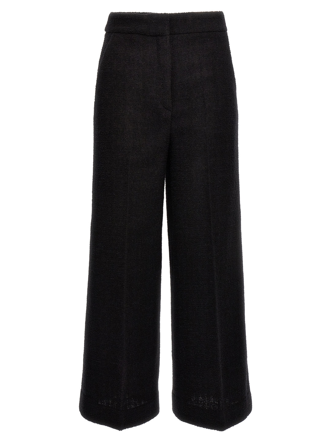 Moschino sorte cropped bukser i ull