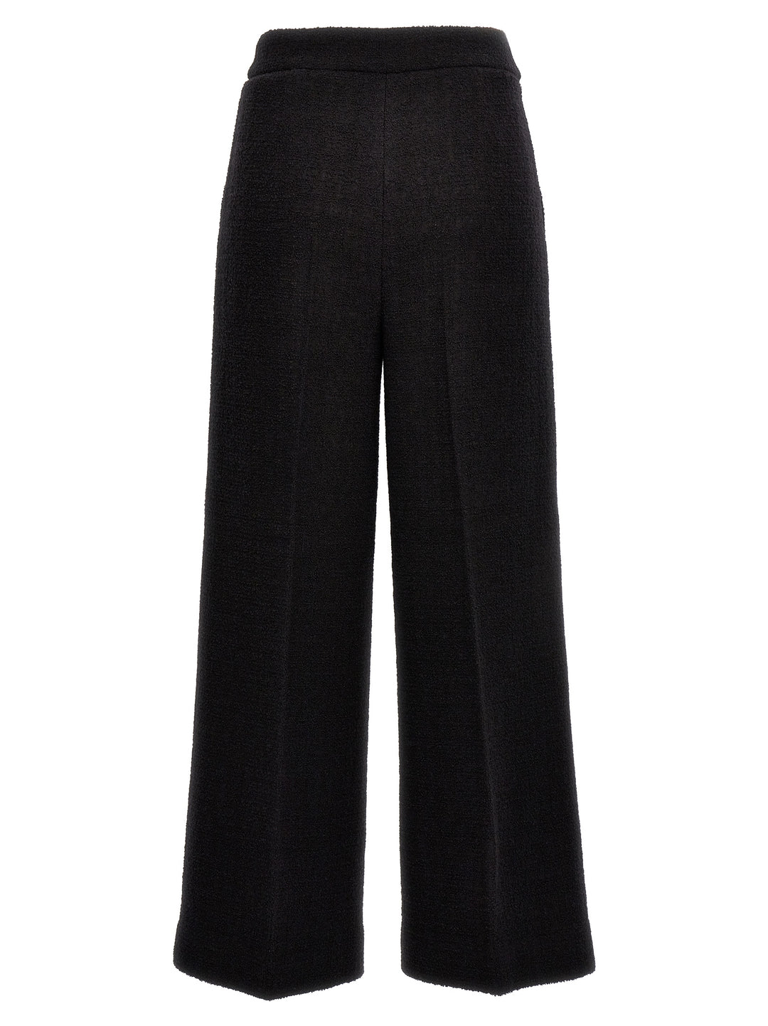 Moschino sorte cropped bukser i ull