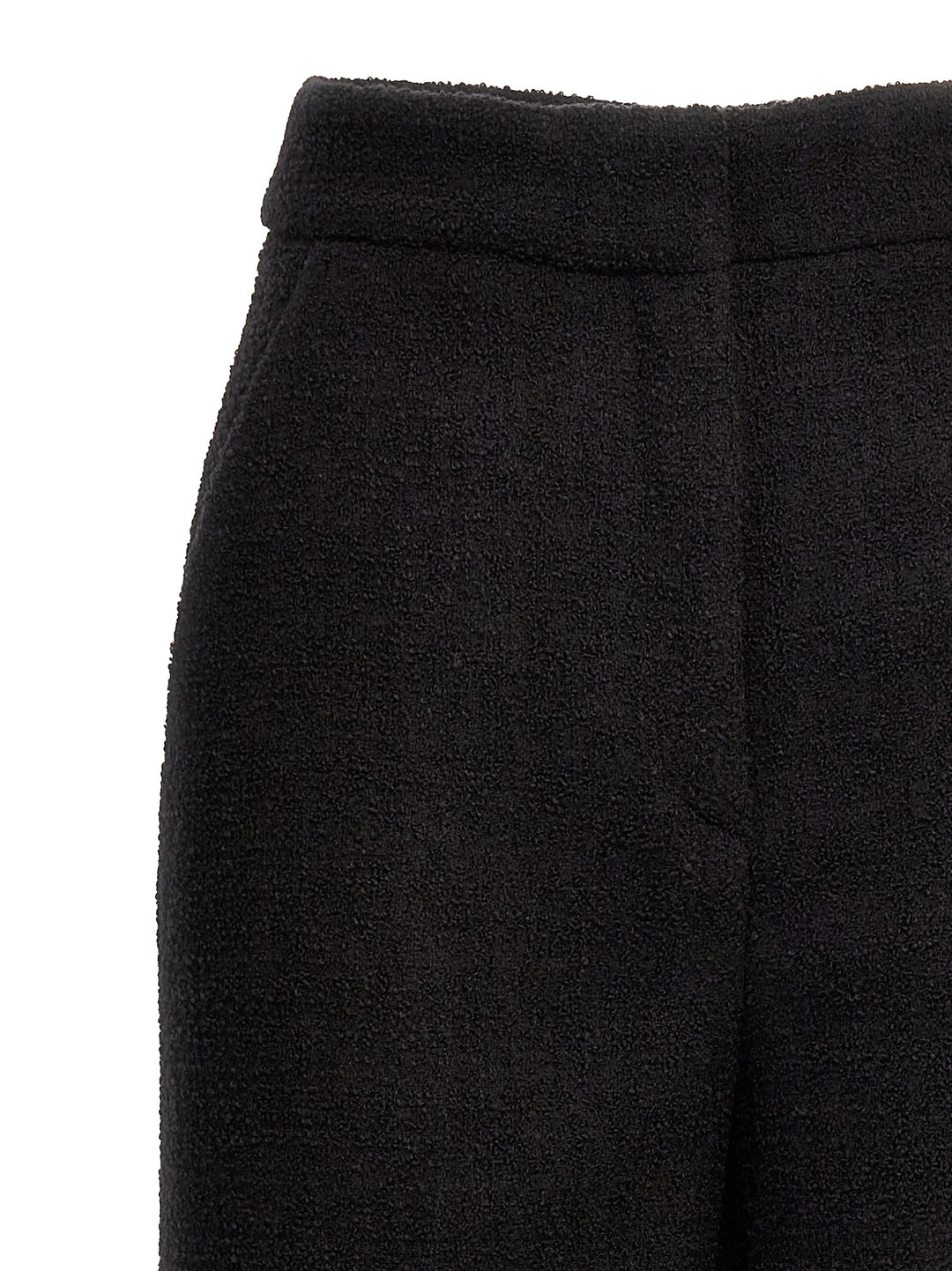 Moschino sorte cropped bukser i ull