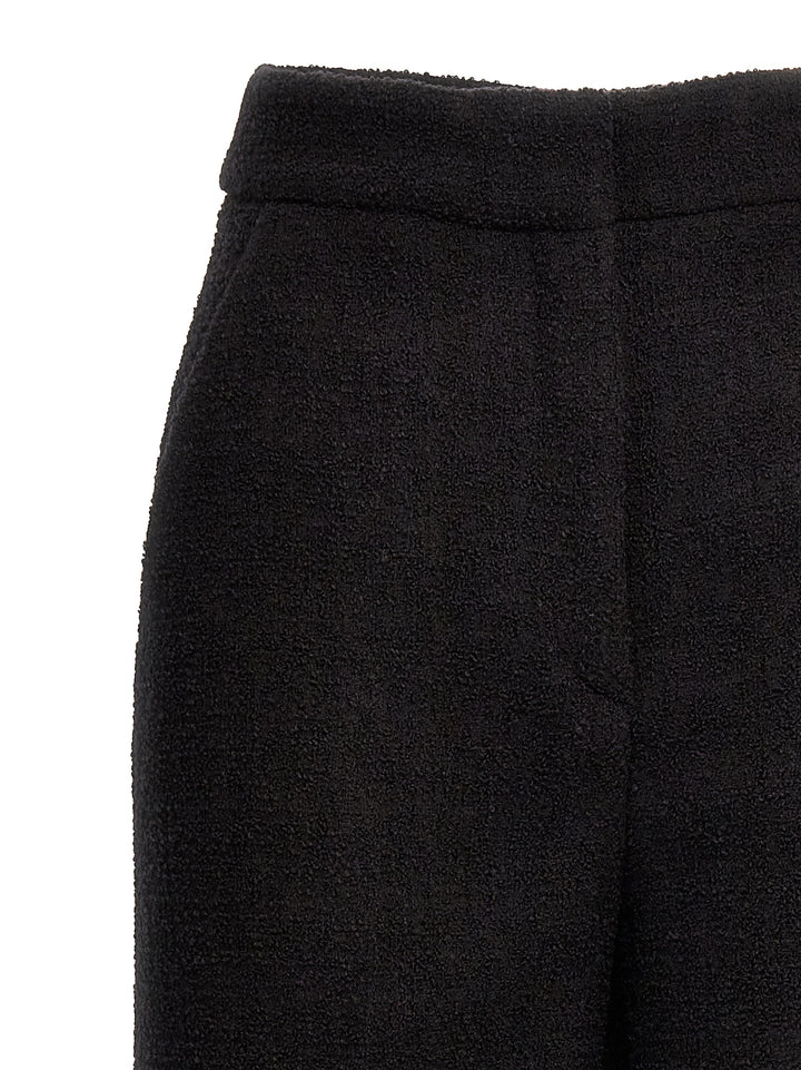 Moschino sorte cropped bukser i ull