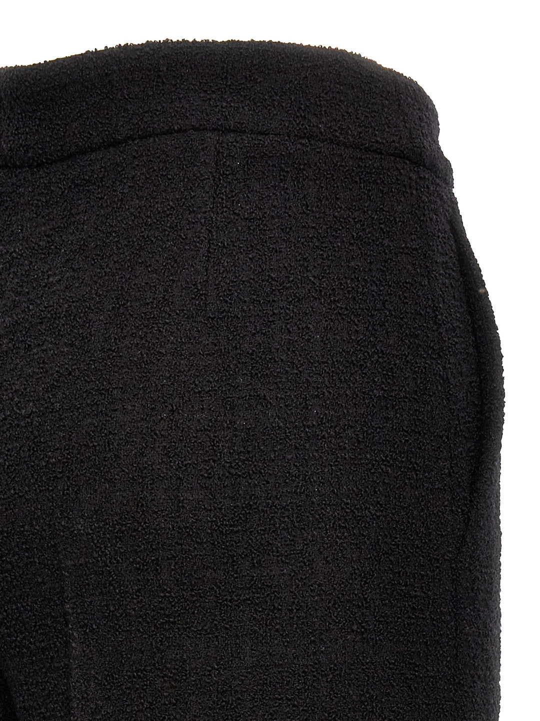 Moschino sorte cropped bukser i ull