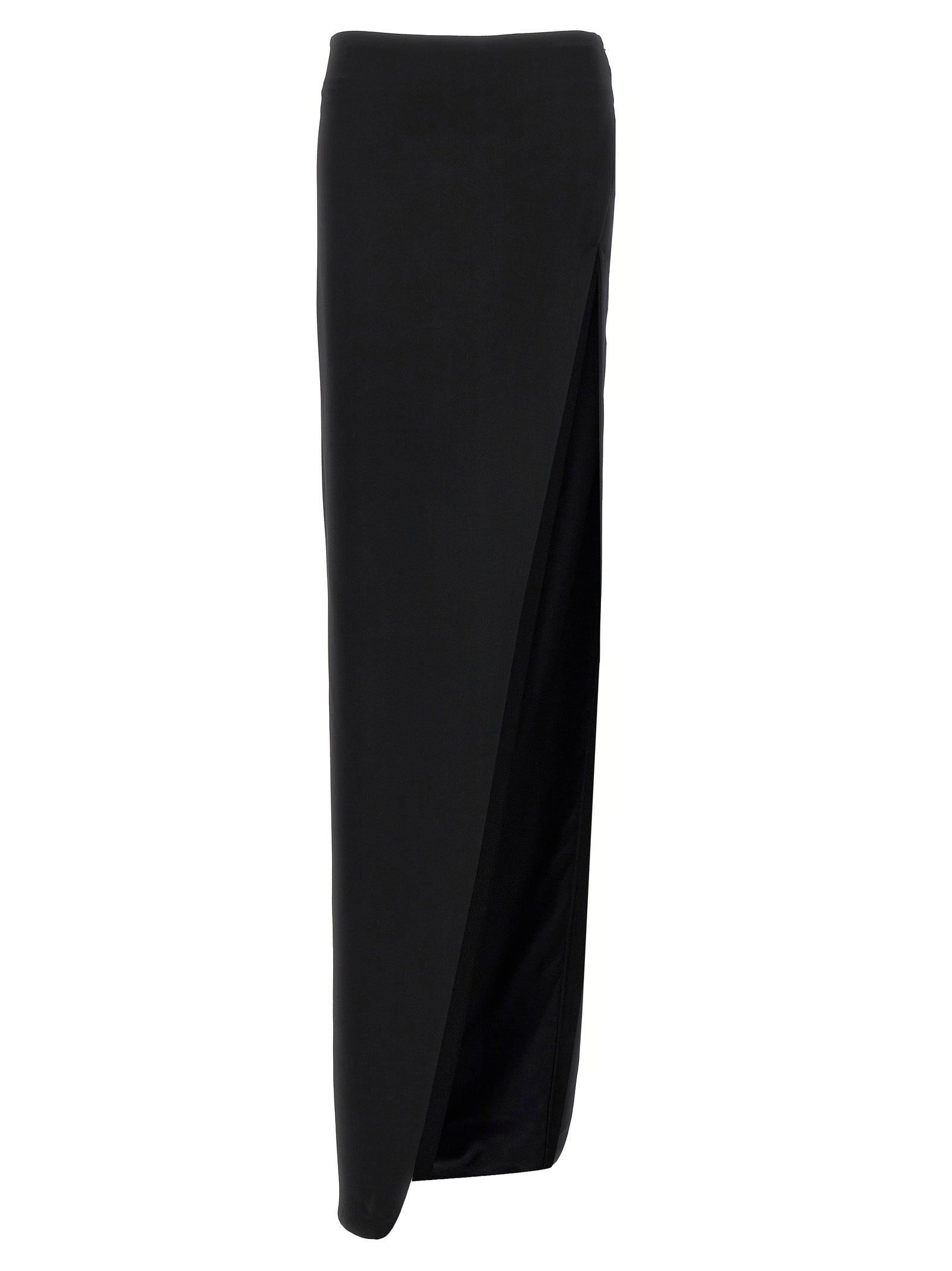 Black Lamb Leather Mini Skirt