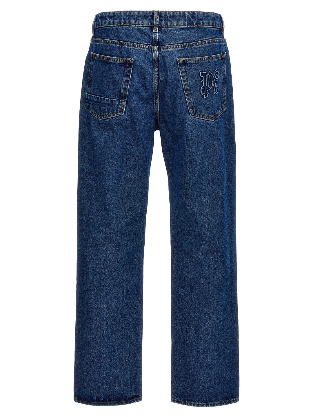 Palm Angels Blå Jeans i Bomull med Rett Passform