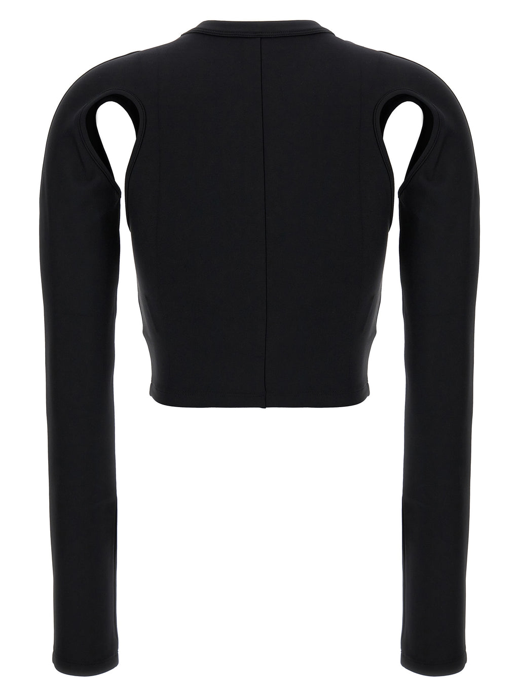 Off-White Black Polyamide Long Sleeve T-Shirt