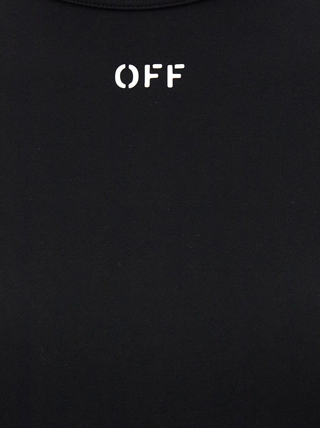 Off-White Svart Polyamid Langermet T-skjorte