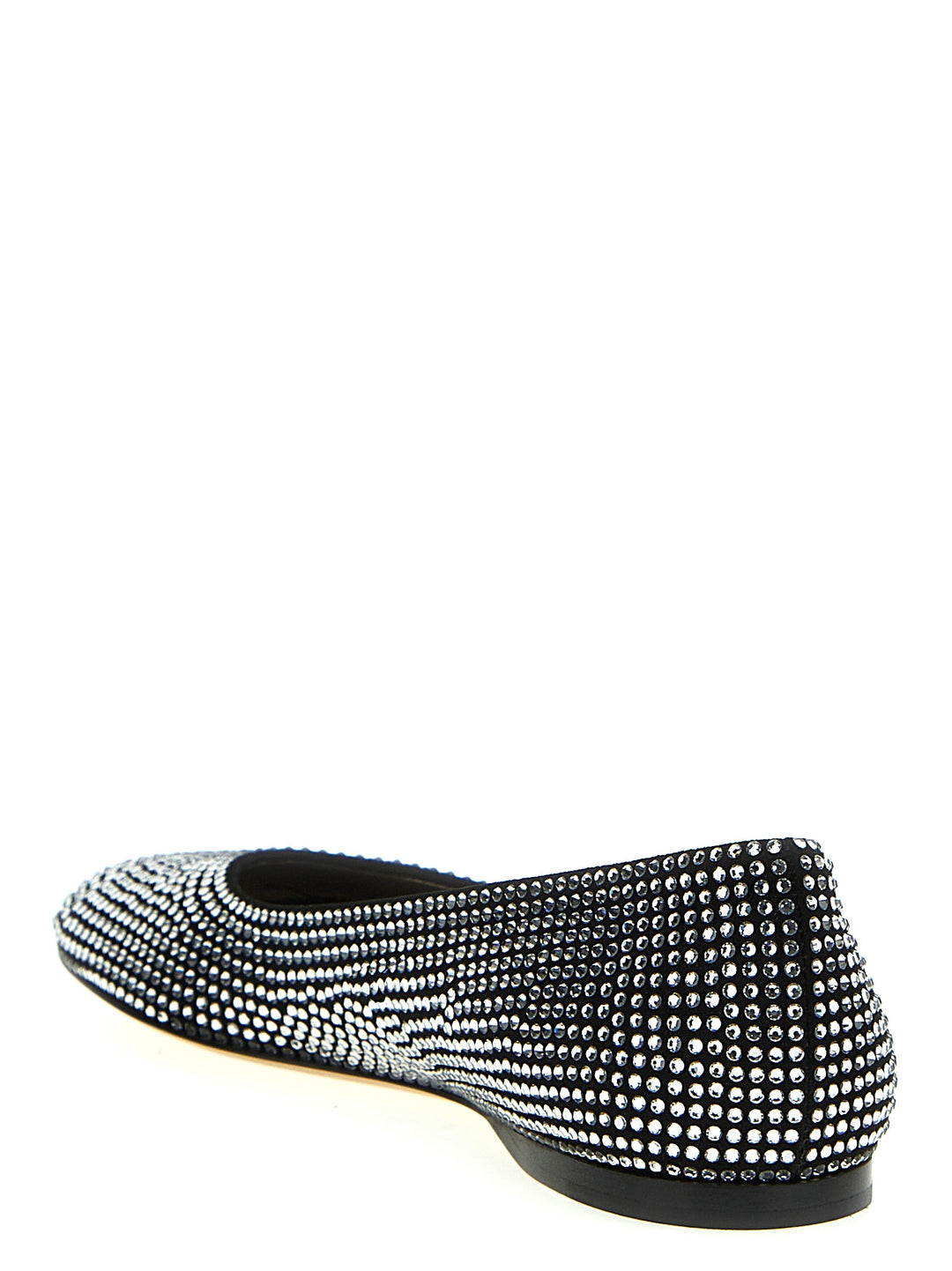 Loewe sorte ballerinasko i geiteskinn