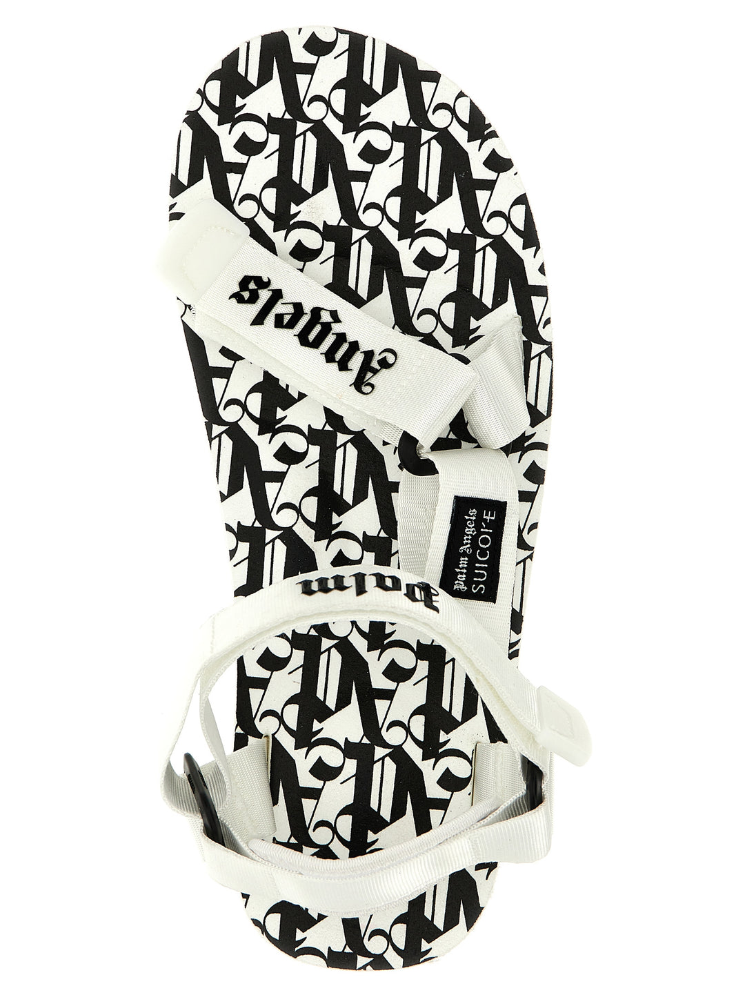 Palm Angels Bicolor Flat Sandaler i Polyester