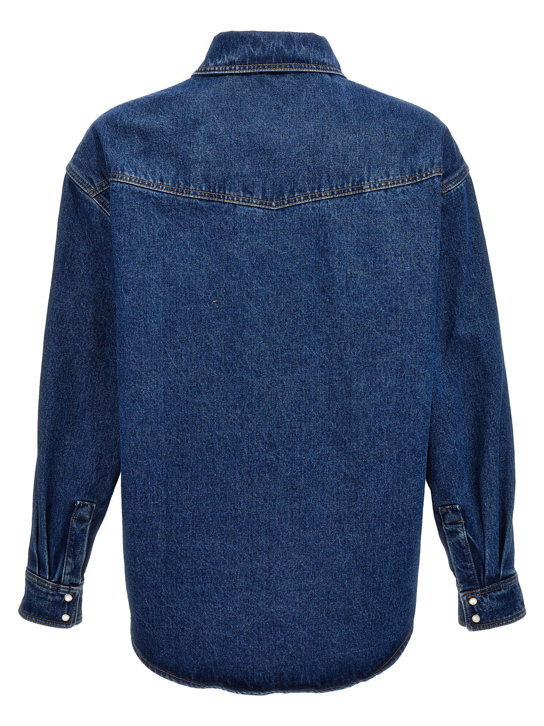 Palm Angels blå polyester dongerijakke