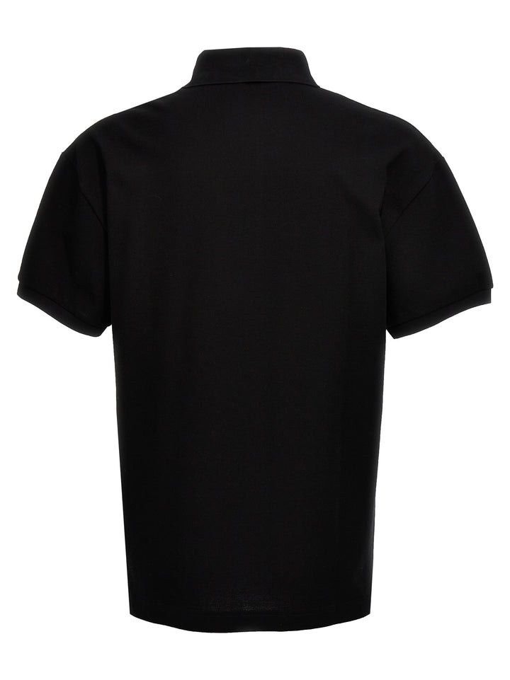 Palm Angels svart poloskjorte i polyester