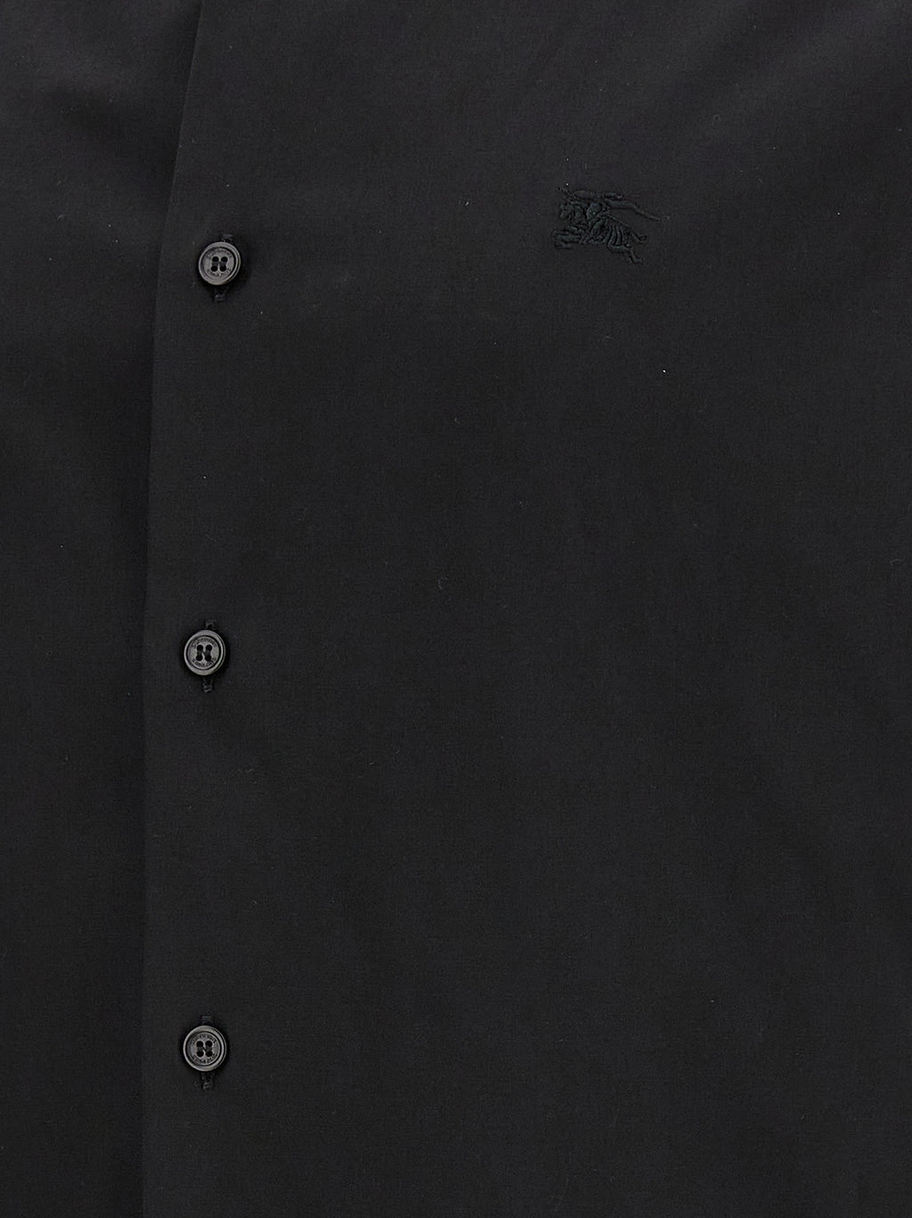 Burberry Black Cotton Blouse