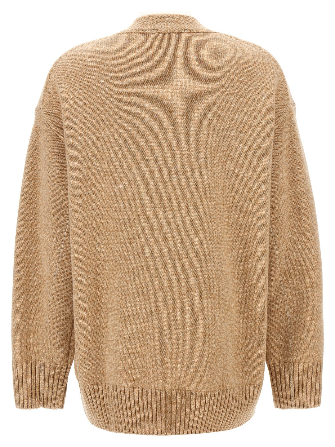 Beige Wool Cardigan