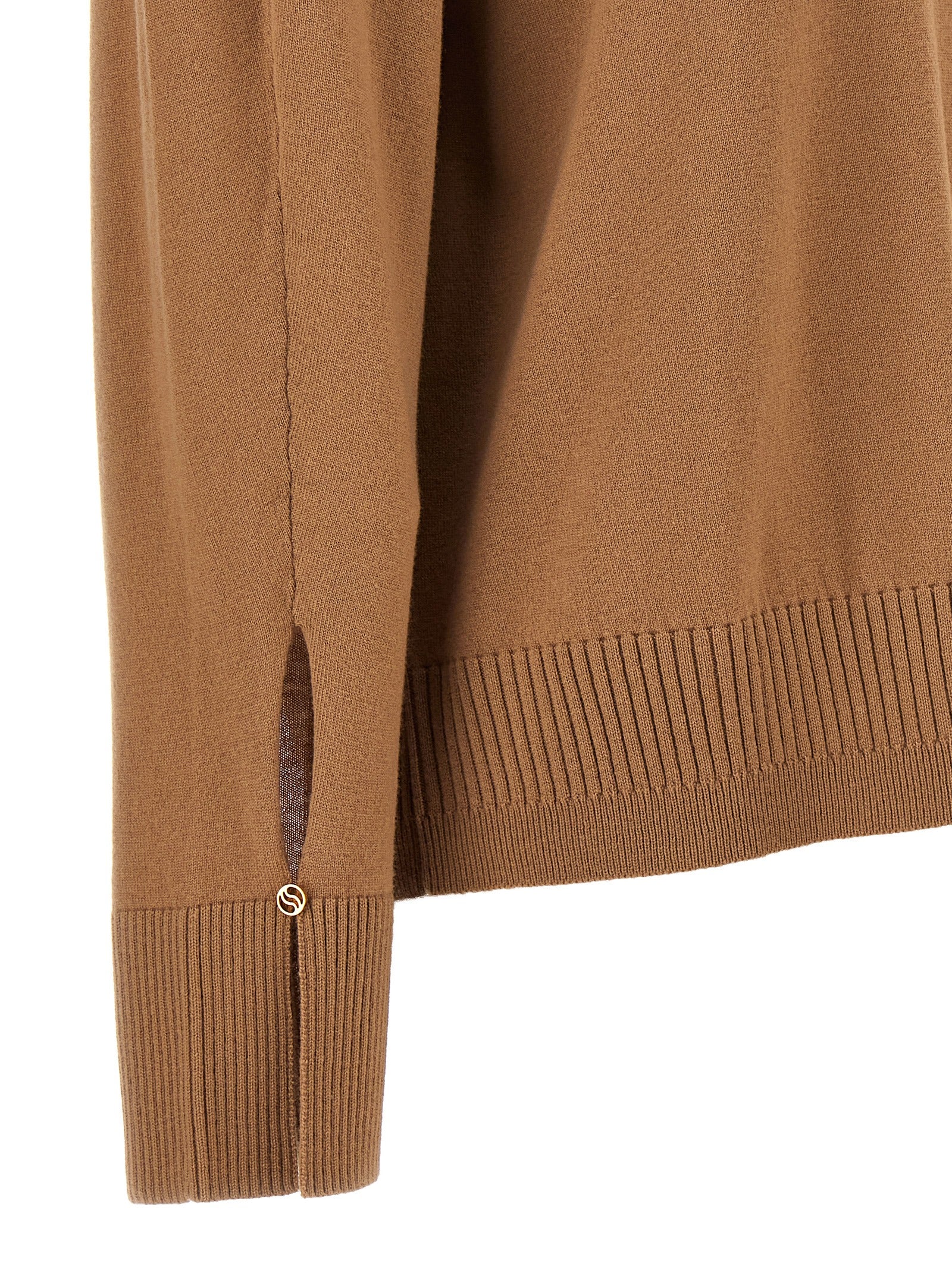 Beige Wool Cardigan