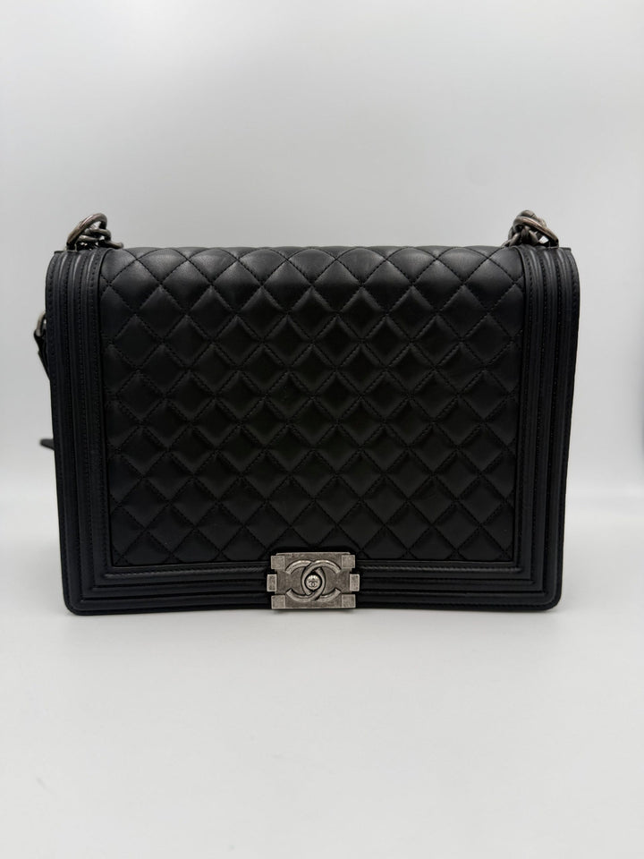 Chanel Bicolor Skinn Håndveske
