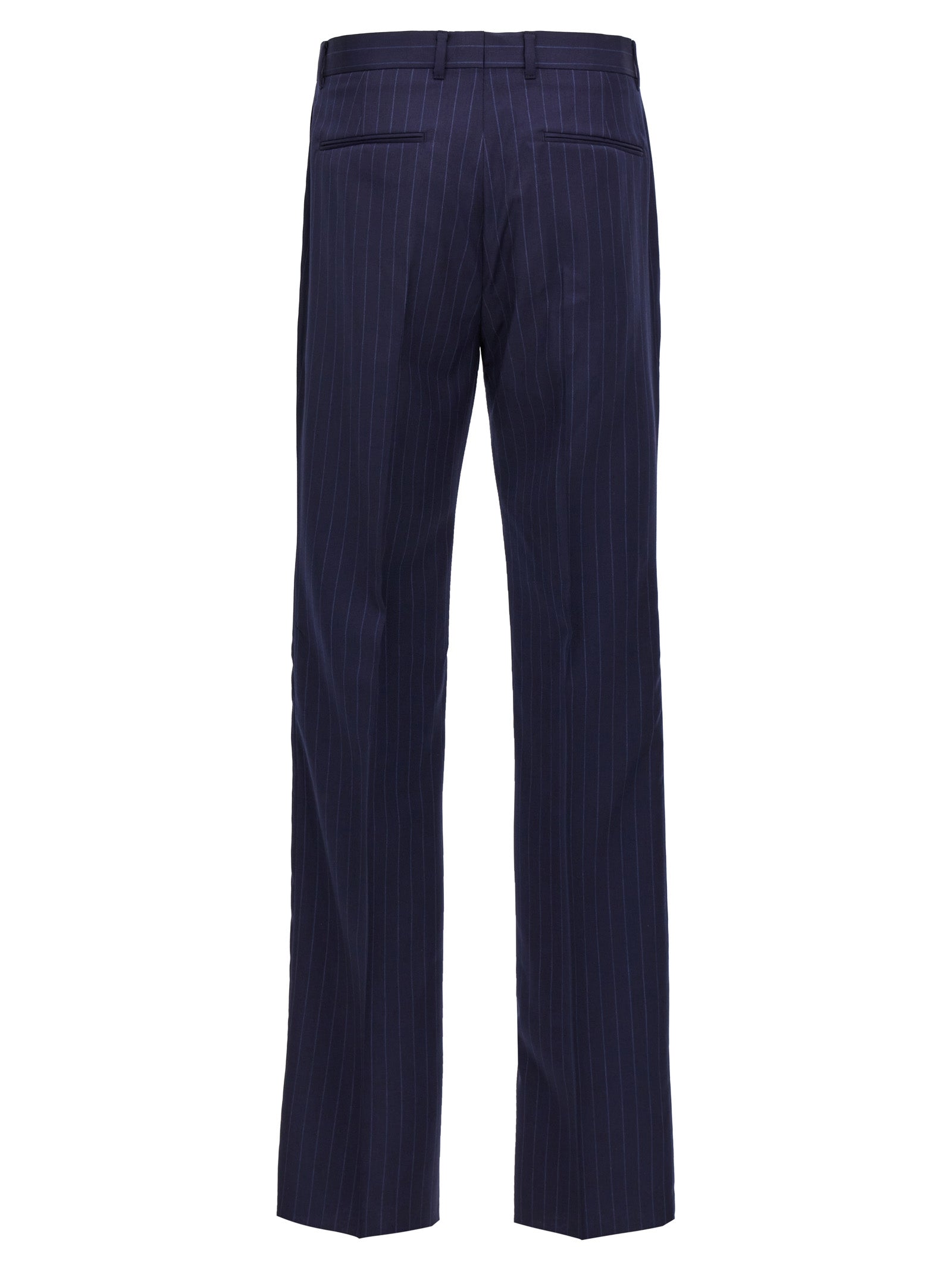 Blue Wool Dress Pants