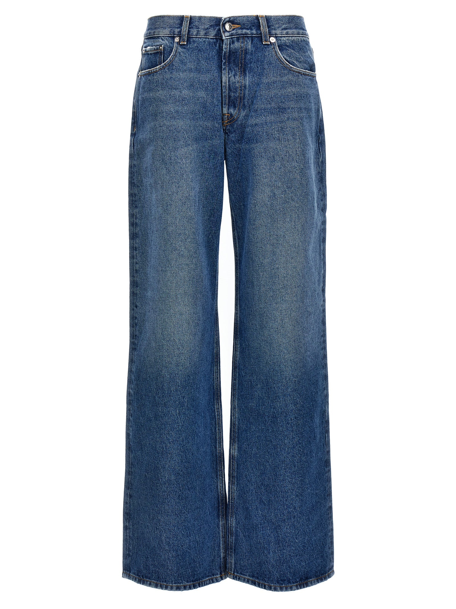 Blue Cotton Jeans Denim