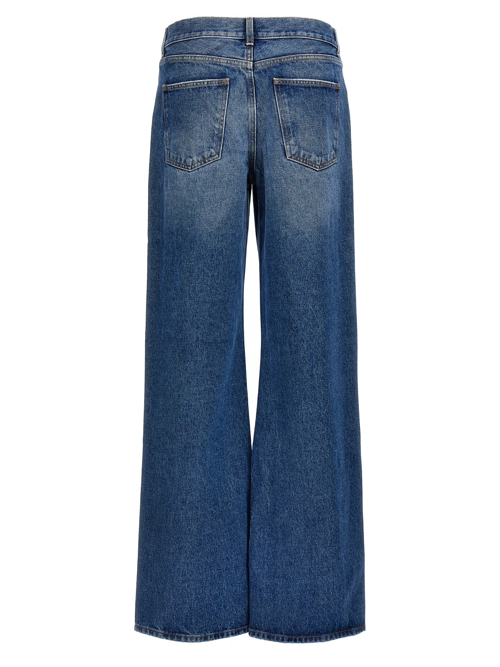 Blue Cotton Jeans Denim