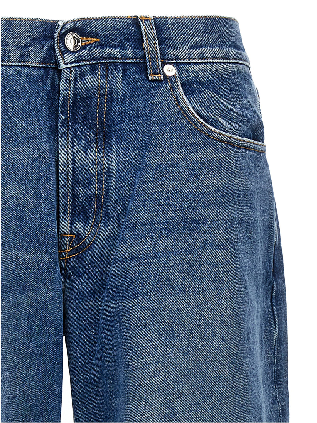 Blue Cotton Jeans Denim