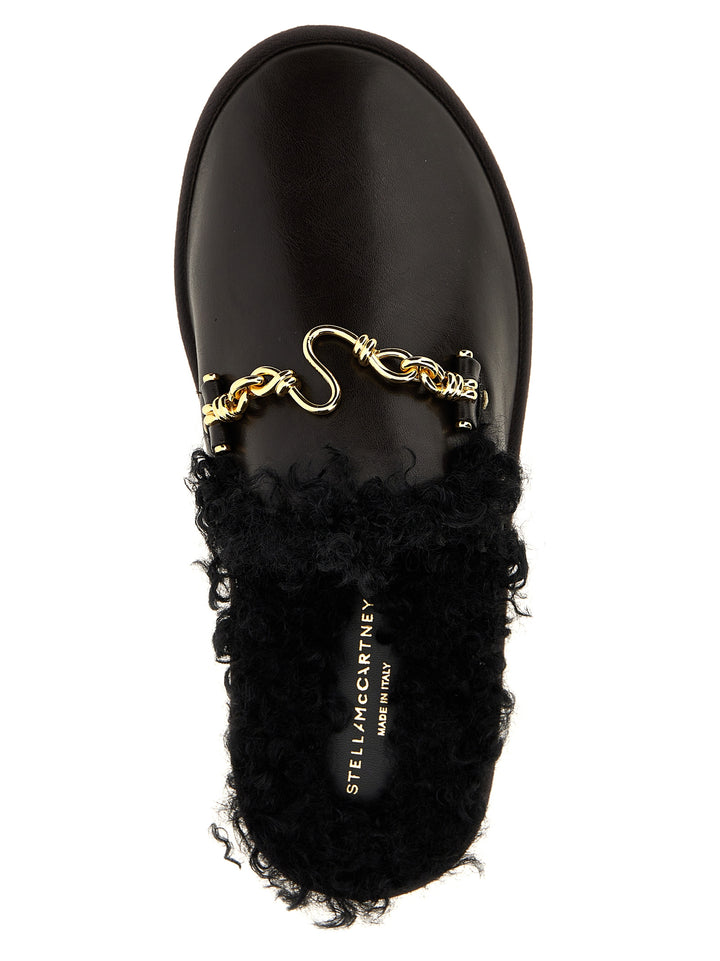 Stella McCartney brune mules i polyetylen