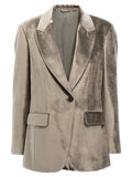 Brunello Cucinelli Gray Cotton Blazer