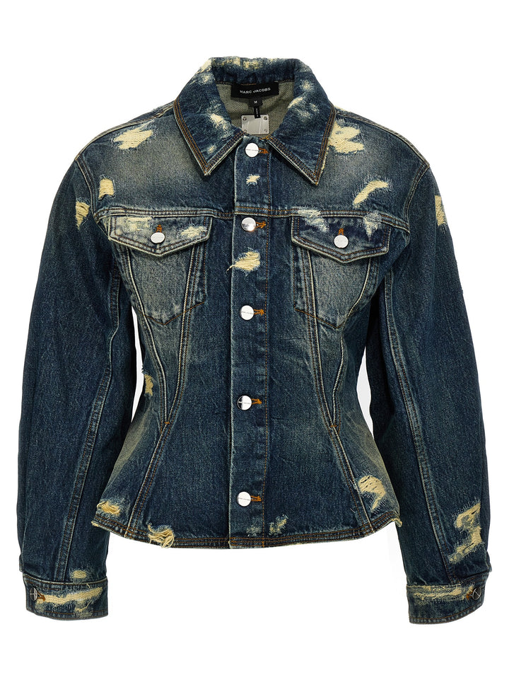 Marc Jacobs blå denimjakke i bomull