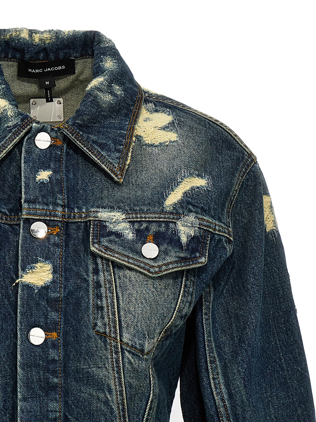 Marc Jacobs blå denimjakke i bomull