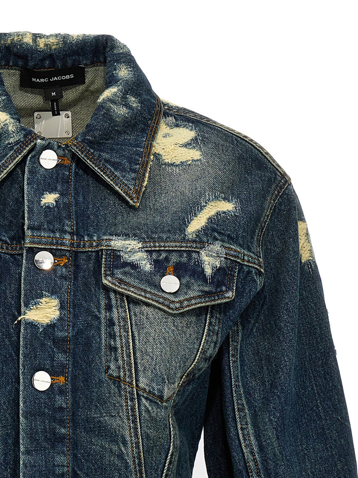 Marc Jacobs blå denimjakke i bomull