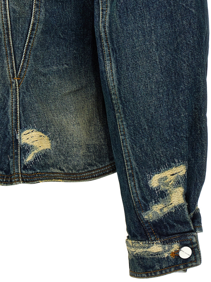 Marc Jacobs blå denimjakke i bomull