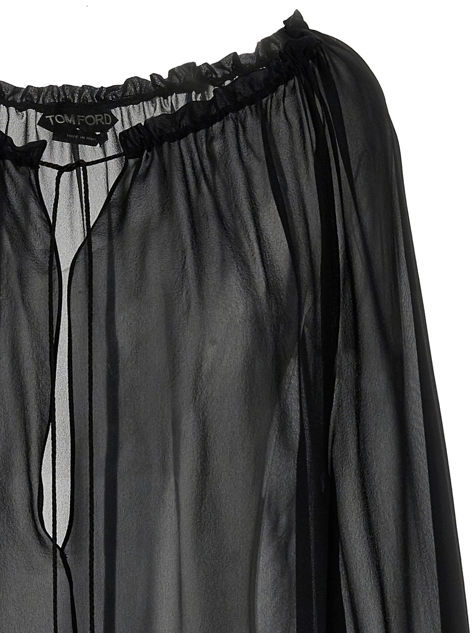 Black Silk Blouse
