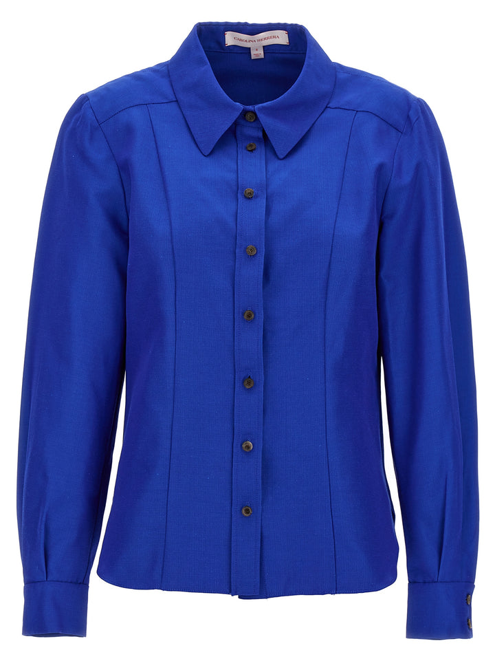 Carolina Herrera Blå bomullsbluse