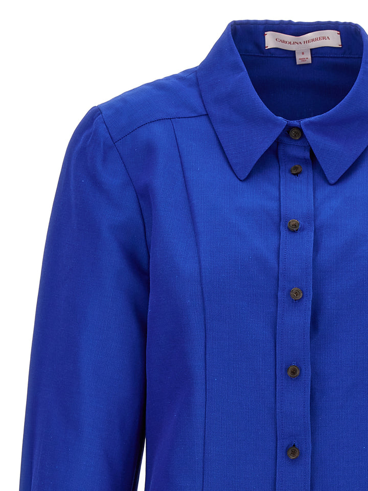 Carolina Herrera Blå bomullsbluse