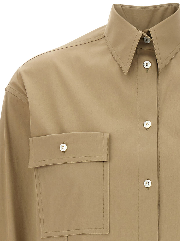 Ferragamo beige bomullsbluse