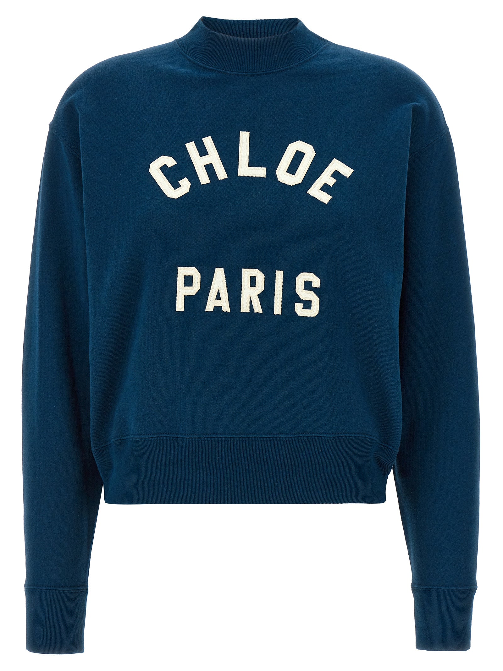 Blue Cotton Sweatshirt
