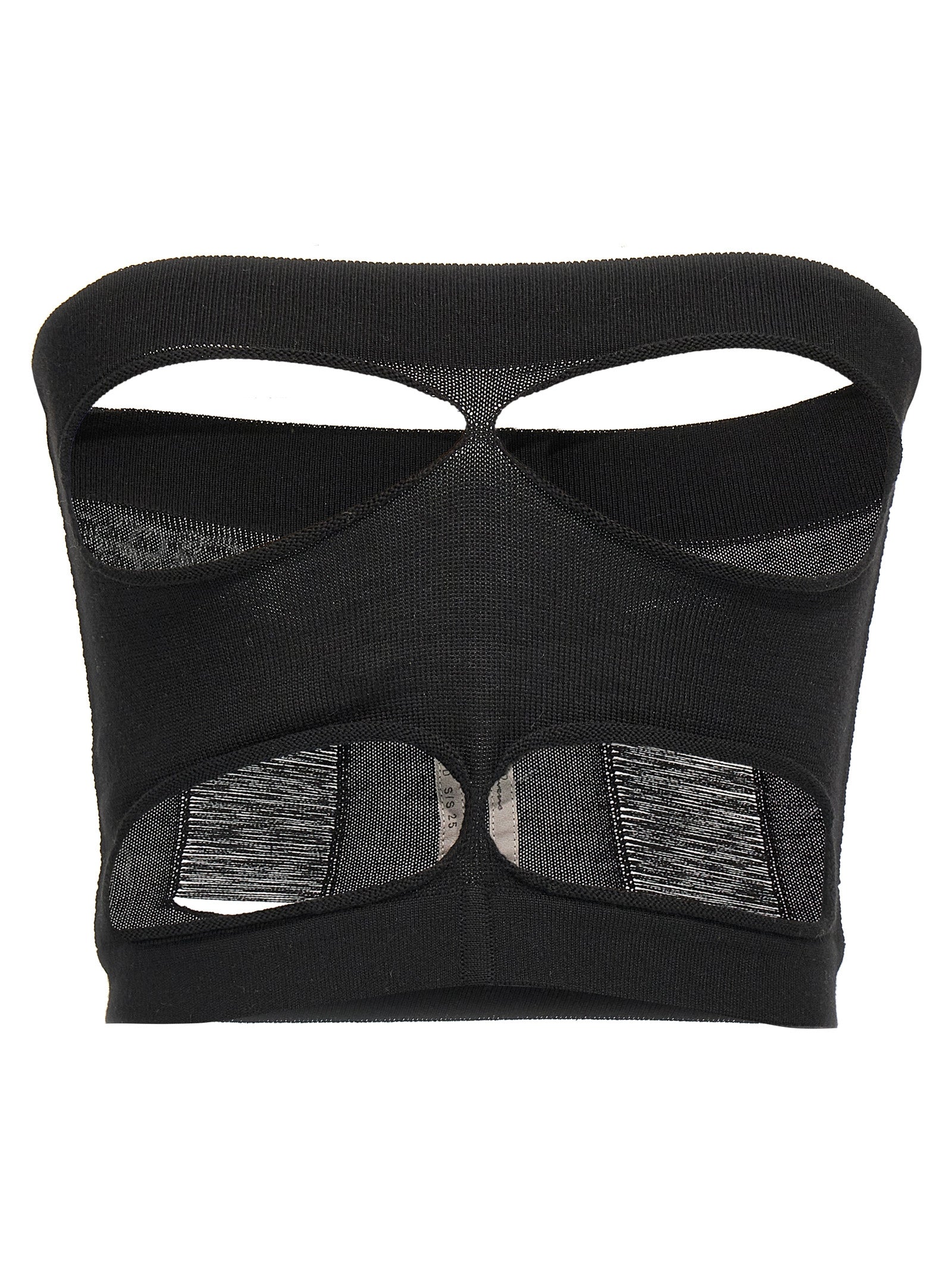 Rick Owens Black Wool Tank Tops